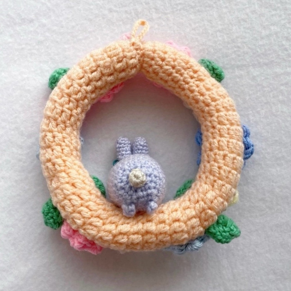 Handmade Rabbit Crochet Decoration - Picture 2 of 3